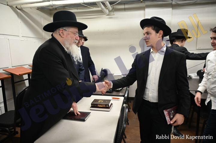 Baltimore Jewish Life | HaRav Yehoshua Cohn Visits Yeshivas Toras ...